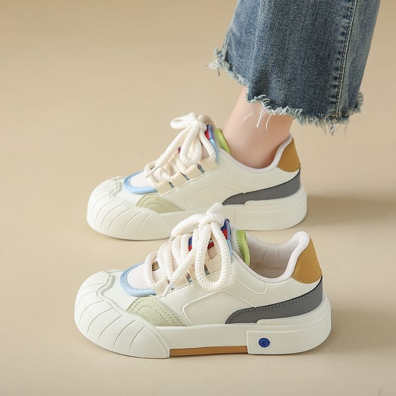 Oxford Lace Up Women - Neue breite Zehen alte Vintage Turnschuhe