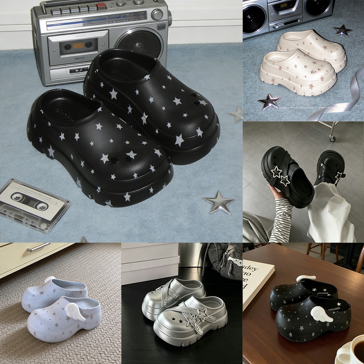 Women'S Shoes Clogs - Sommerliche neue Plateau-Pantoletten für Damen, modisches