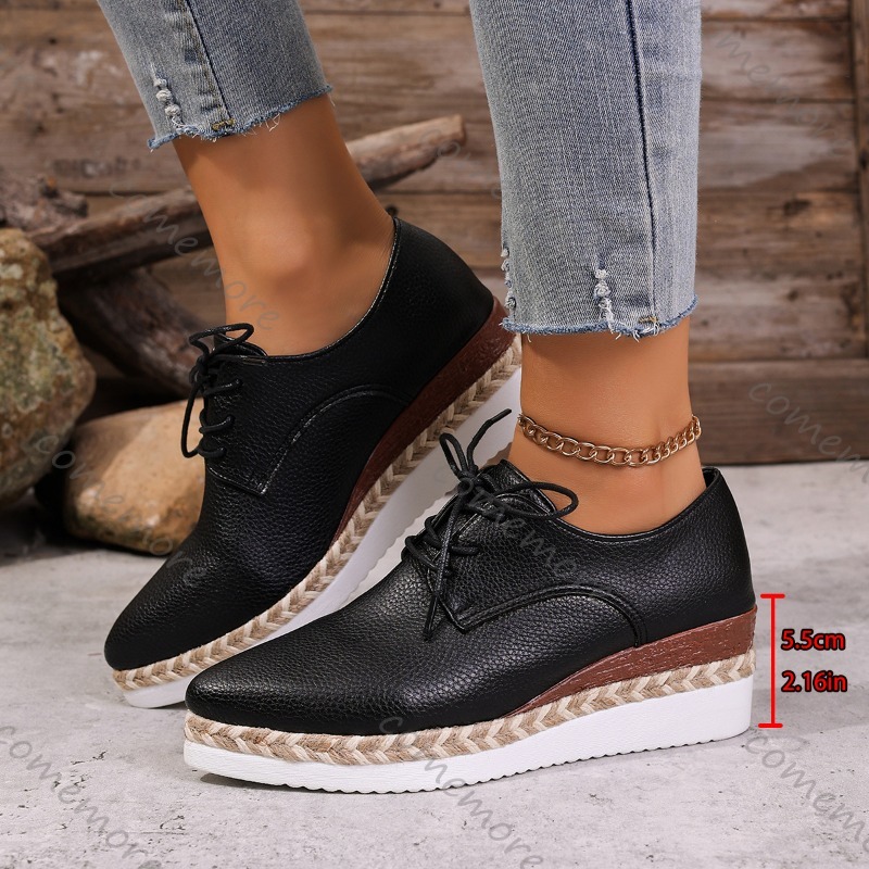 Leder-Schnürschuhe für Damen m – Oxford Lace Up Women Bewertung und Preis