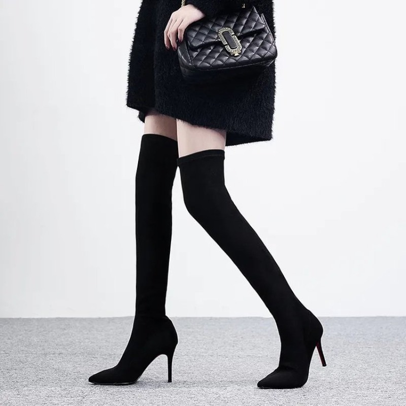 Sexy Overknee-Stiefel für Dame – Sock Boot Women Bewertung und Preis