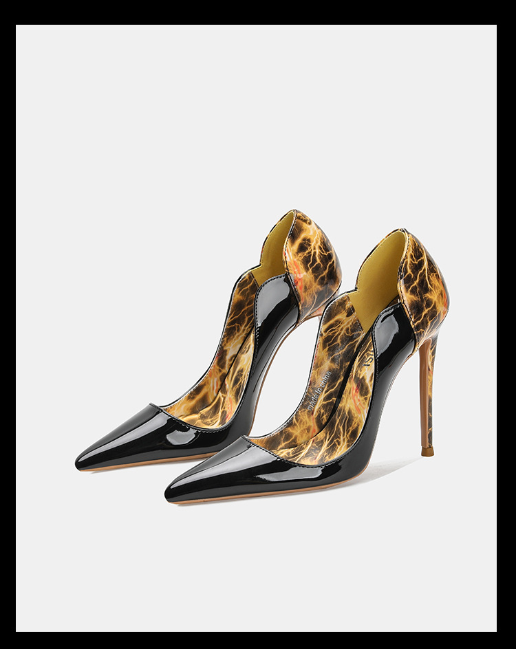 Elektrische Lightning Leopard  – Court Heel Pointed Bewertung und Preis