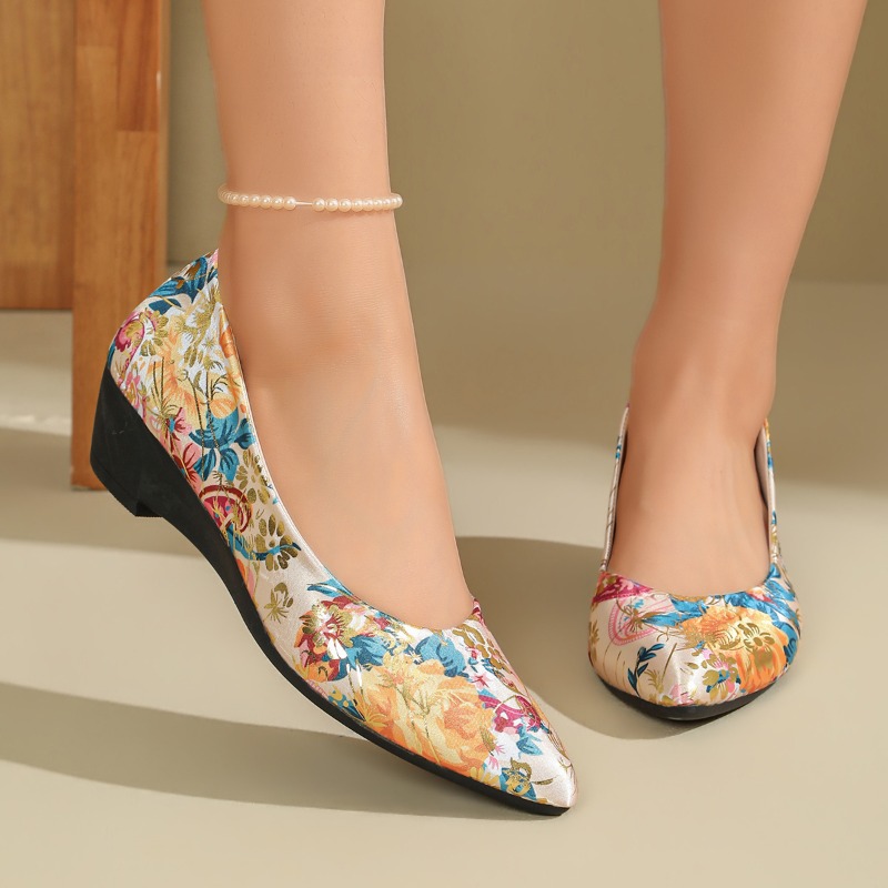 Damen-Spitzpumps mit Blumenmus – Women Shoes Xxl Bewertung und Preis