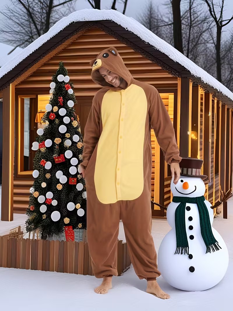 Erwachsenen-Braubär-Kigurumi-E – Women Shoes Xxl Bewertung und Preis