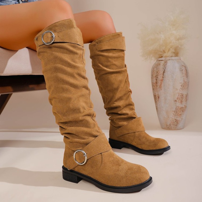 Vintage Western-Style Kniehohe – Knee High Boots Women Bewertung und Preis