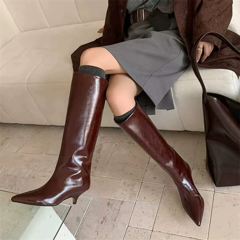 Street-Style Neue Wintermode D – Knee High Boots Women Bewertung und Preis