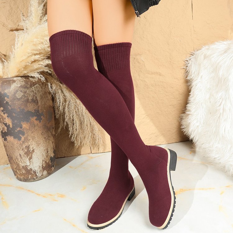 Herbst und Winter Damen Einfar – Sock Boot Women Bewertung und Preis